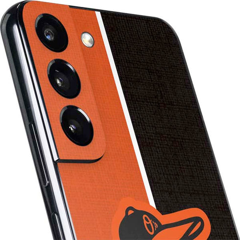MLB Baltimore Orioles Split Galaxy S22 Skin