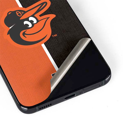 MLB Baltimore Orioles Split Galaxy S22 Skin