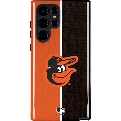 MLB Baltimore Orioles Split Galaxy S22 Ultra Pro Case