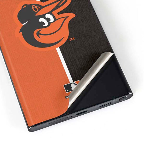 MLB Baltimore Orioles Split Galaxy S22 Ultra Skin