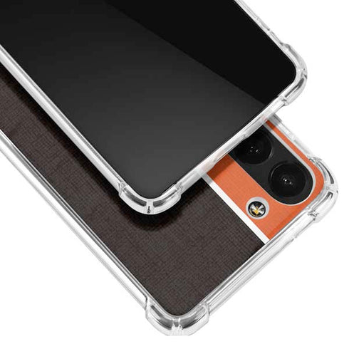 MLB Baltimore Orioles Split Galaxy S23 Plus Clear Case