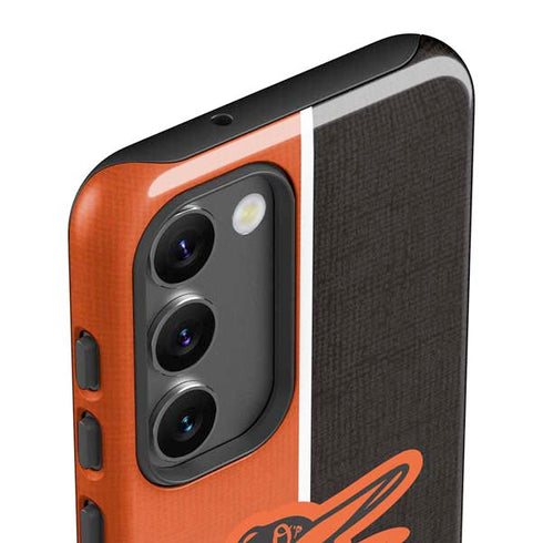 MLB Baltimore Orioles Split Galaxy S23 Plus Pro Case