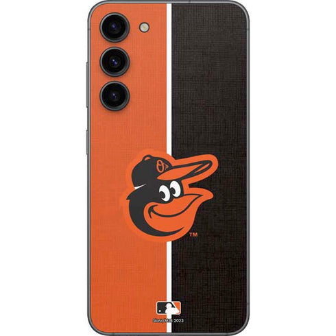 MLB Baltimore Orioles Split Galaxy S23 Plus Skin