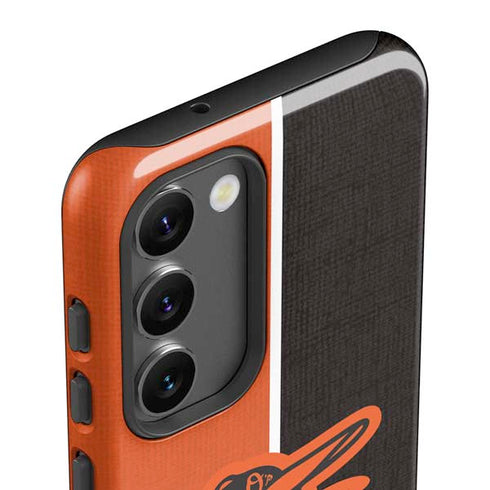 MLB Baltimore Orioles Split Galaxy S23 Pro Case