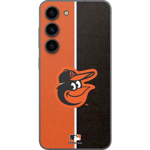 MLB Baltimore Orioles Split Galaxy S23 Skin