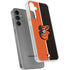 MLB Baltimore Orioles Split Galaxy S24 Plus Clear Case