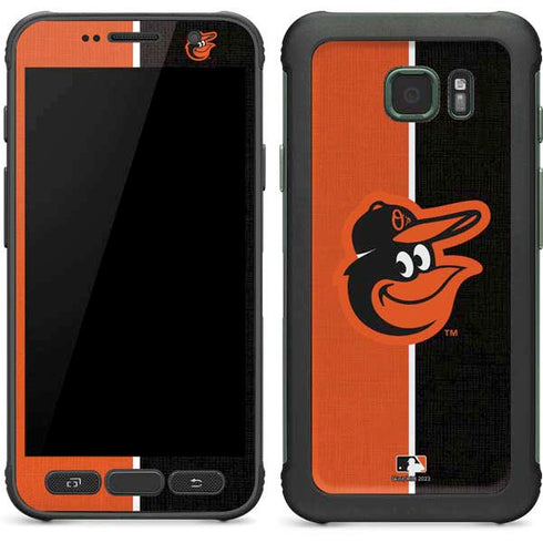 MLB Baltimore Orioles Split Galaxy S7 Active Skin