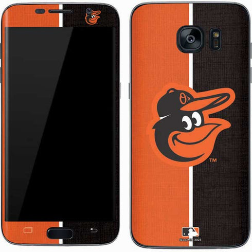 MLB Baltimore Orioles Split Galaxy S7 Skin
