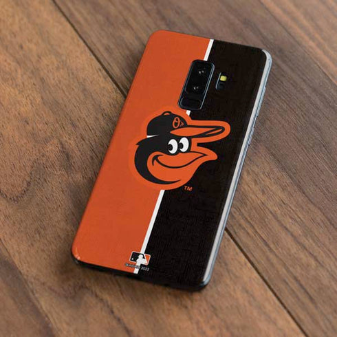 MLB Baltimore Orioles Split Galaxy S9 Plus Skin