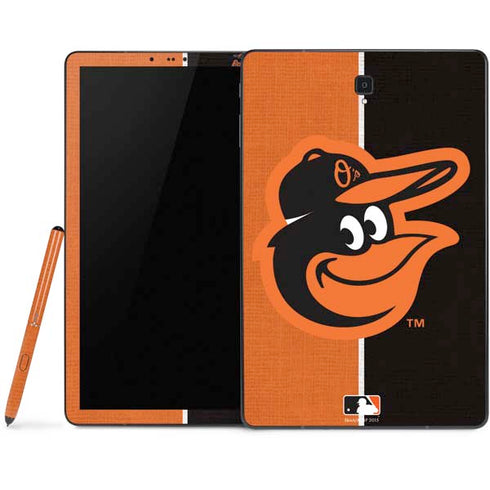 MLB Baltimore Orioles Split Samsung Galaxy Tab Skin