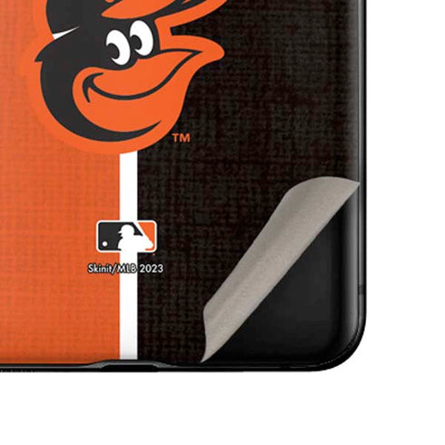MLB Baltimore Orioles Split Galaxy Z Flip Skin