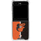 MLB Baltimore Orioles Split Galaxy Z Flip5 5G Clear Case