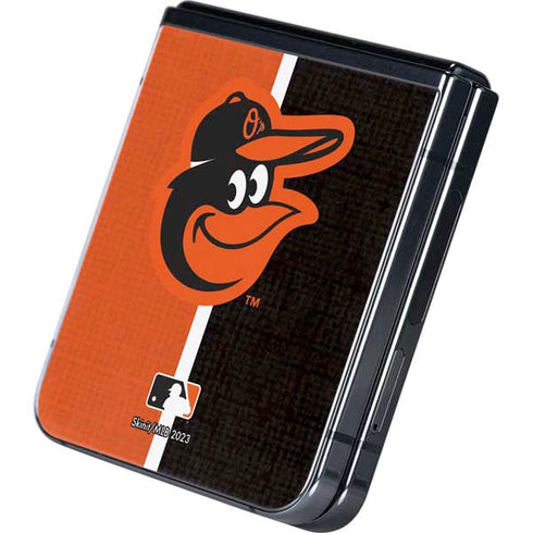 MLB Baltimore Orioles Split Galaxy Z Flip5 5G Skin