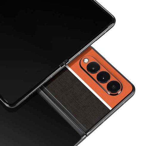 MLB Baltimore Orioles Split Galaxy Z Fold3 5G Skin
