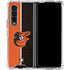 MLB Baltimore Orioles Split Galaxy Z Fold4 5G Clear Case