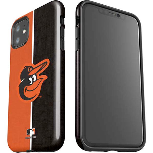 MLB Baltimore Orioles Split iPhone 11 Impact Case
