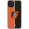 MLB Baltimore Orioles Split iPhone 11 Pro Clear Case
