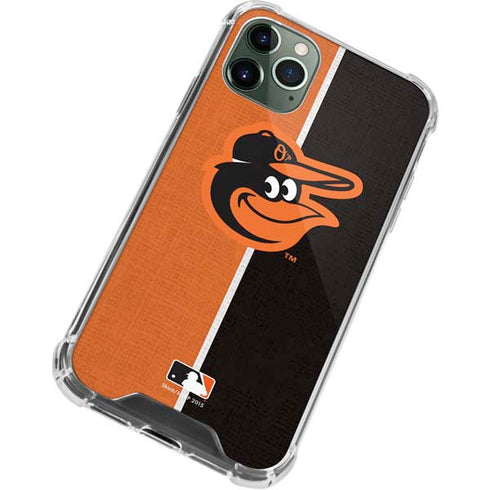 MLB Baltimore Orioles Split iPhone 11 Pro Max Clear Case