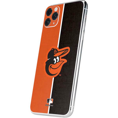 MLB Baltimore Orioles Split iPhone 11 Pro Max Skin