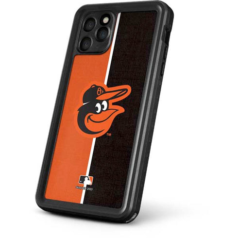 MLB Baltimore Orioles Split iPhone 11 Pro Max Waterproof Case