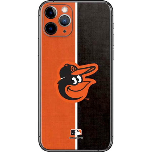 MLB Baltimore Orioles Split iPhone 11 Pro Skin