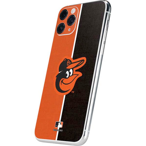 MLB Baltimore Orioles Split iPhone 11 Pro Skin