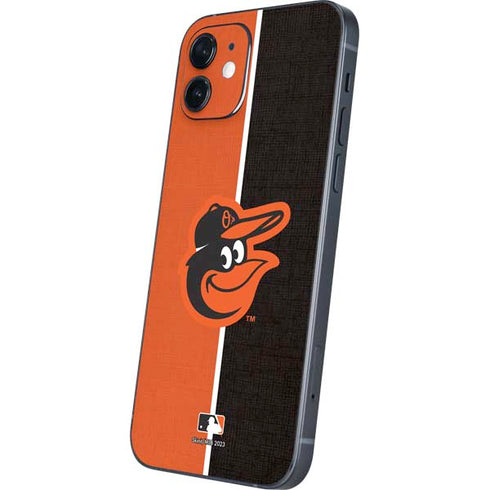 MLB Baltimore Orioles Split iPhone 12 Mini Skin