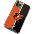 MLB Baltimore Orioles Split iPhone 12 Pro Clear Case
