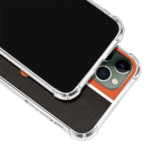 MLB Baltimore Orioles Split iPhone 12 Pro Max Clear Case