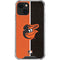 MLB Baltimore Orioles Split iPhone 13 Mini Clear Case