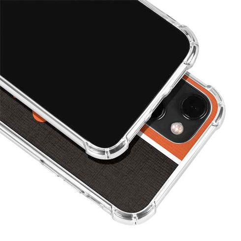 MLB Baltimore Orioles Split iPhone 14 Plus Clear Case