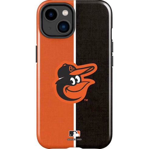 MLB Baltimore Orioles Split iPhone 15 Plus Impact Case