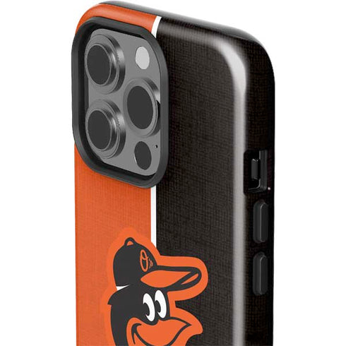 MLB Baltimore Orioles Split iPhone 14 Pro Impact Case