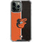 MLB Baltimore Orioles Split iPhone 14 Pro Max Clear Case