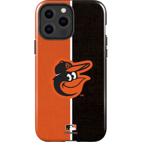 MLB Baltimore Orioles Split iPhone 15 Pro Max Impact Case
