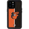 MLB Baltimore Orioles Split iPhone 14 Pro Max Waterproof Case