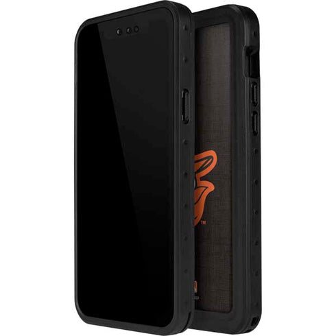 MLB Baltimore Orioles Split iPhone 14 Pro Max Waterproof Case