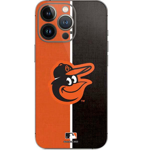 MLB Baltimore Orioles Split iPhone 15 Pro Skin
