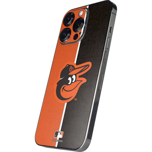 MLB Baltimore Orioles Split iPhone 14 Pro Skin