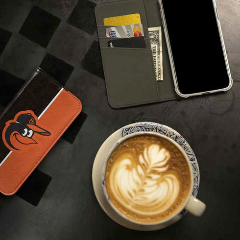 MLB Baltimore Orioles Split iPhone 15 Pro Max Folio Case