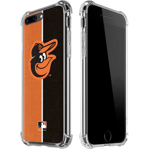 MLB Baltimore Orioles Split iPhone 7/8 Plus Clear Case