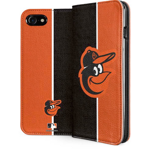 MLB Baltimore Orioles Split iPhone SE (2nd & 3rd Gen) Folio Case