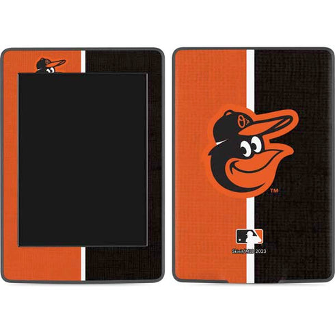 MLB Baltimore Orioles Split Amazon Kindle Skin