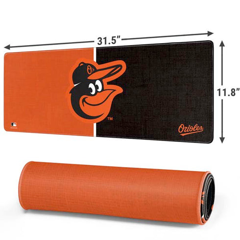 MLB Baltimore Orioles Split Gaming Mouse Pad