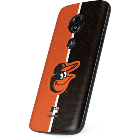 MLB Baltimore Orioles Split Moto E5 Play Skin