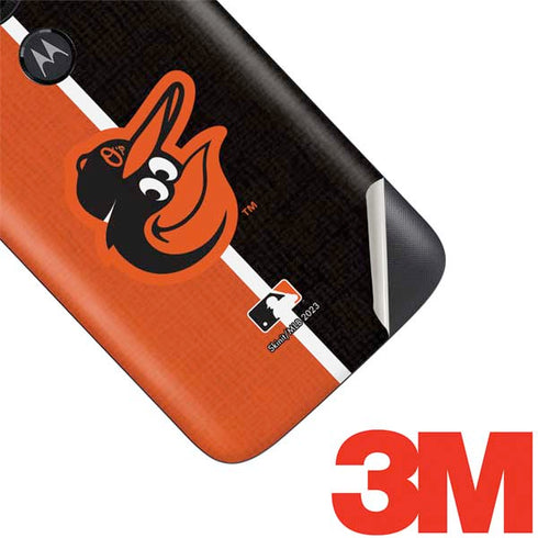 MLB Baltimore Orioles Split Moto E5 Play Skin