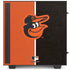 MLB Baltimore Orioles Split NZXT H510 Compact ATX Mid-Tower Case Skin