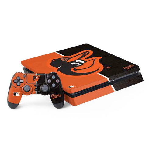 MLB Baltimore Orioles Split PS4 Slim Bundle Skin