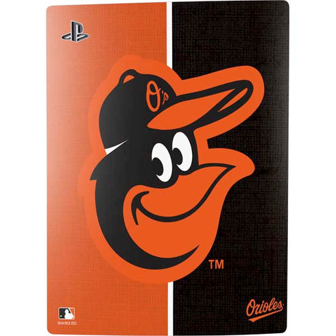MLB Baltimore Orioles Split PS5 Console Skin