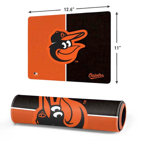 MLB Baltimore Orioles Split Gaming Mouse Pad